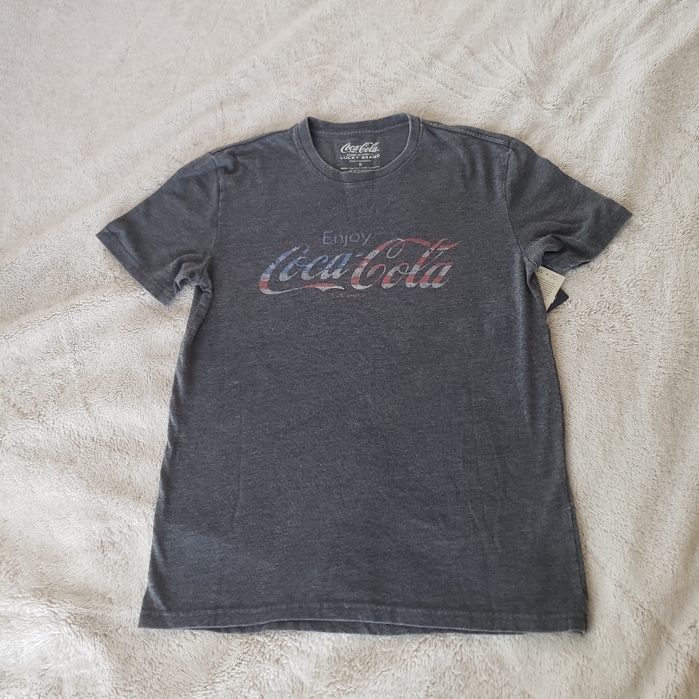 Lucky Brand Coca Cola Gray Men's T-Shirt